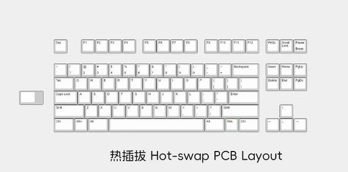 Class 80R2 Hotswap PCB with flex cut - #MMkeyboard#