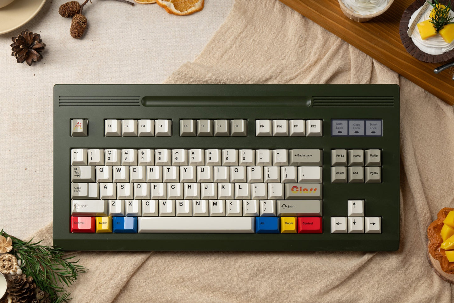 Glazed Beige Keycaps Sets - #MMkeyboard#