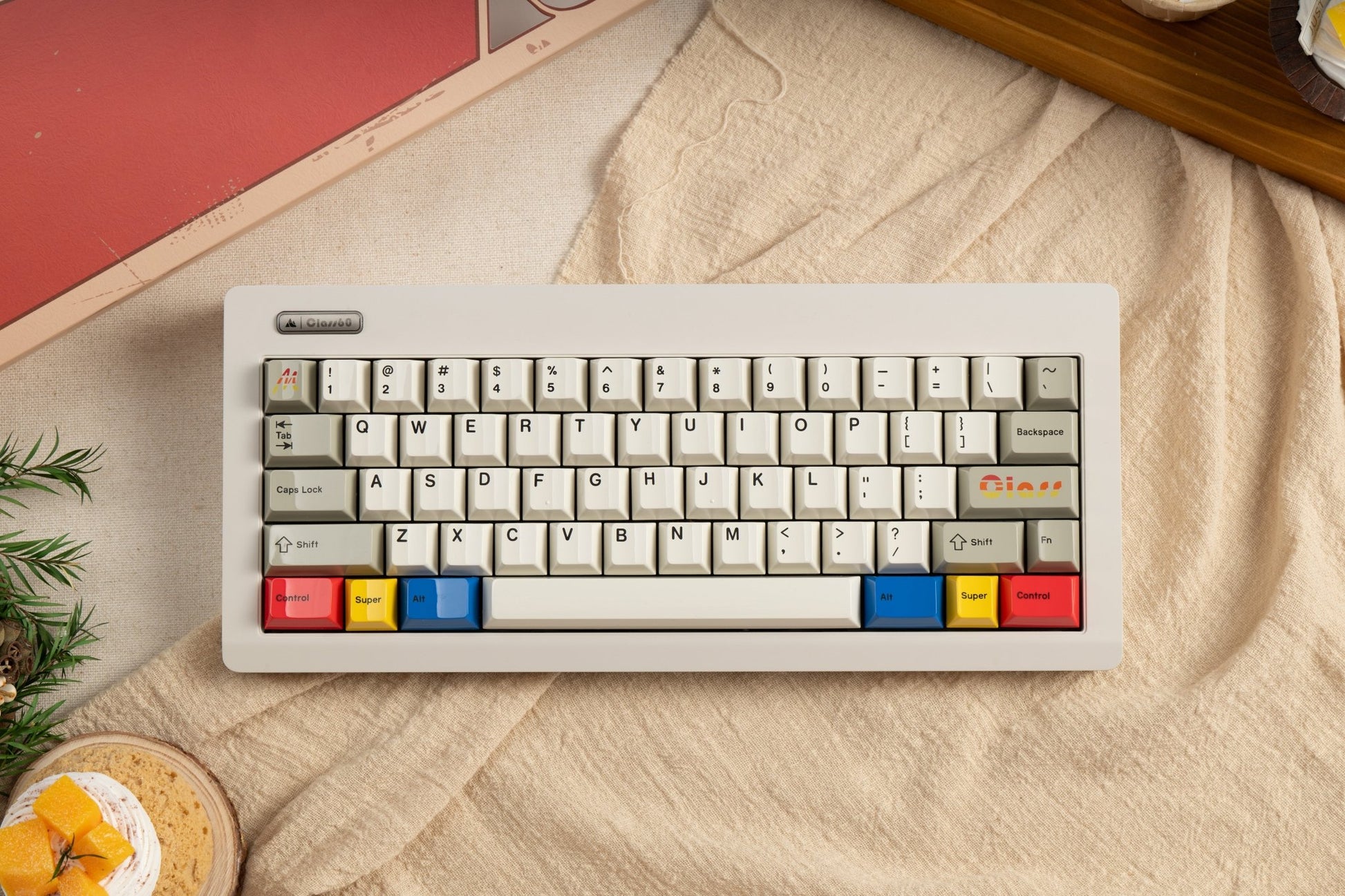 Glazed Beige Keycaps Sets - #MMkeyboard#