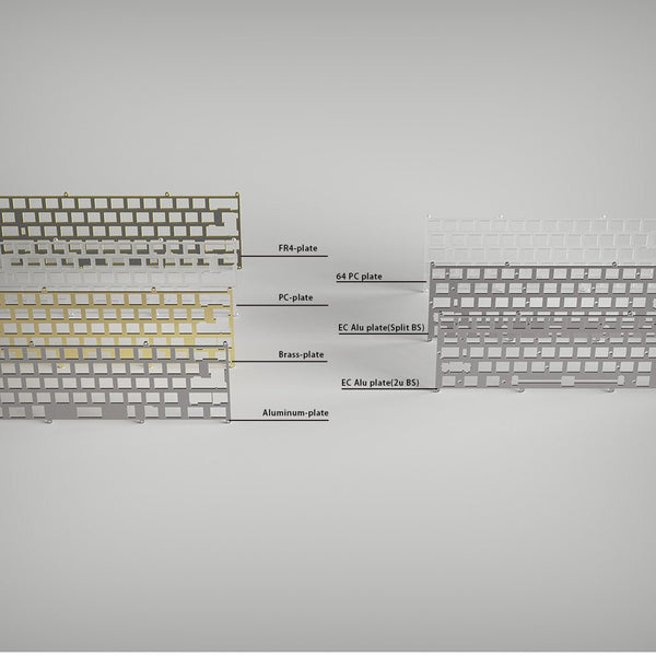 MM-Class60 PC/FR4/Brass/Alu/EC Plate (extras) - #MMkeyboard#